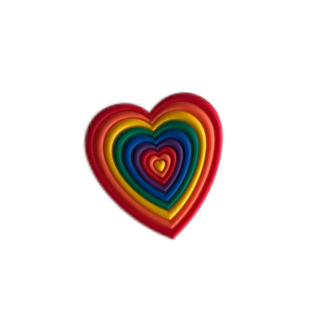 Coeur multicolore
