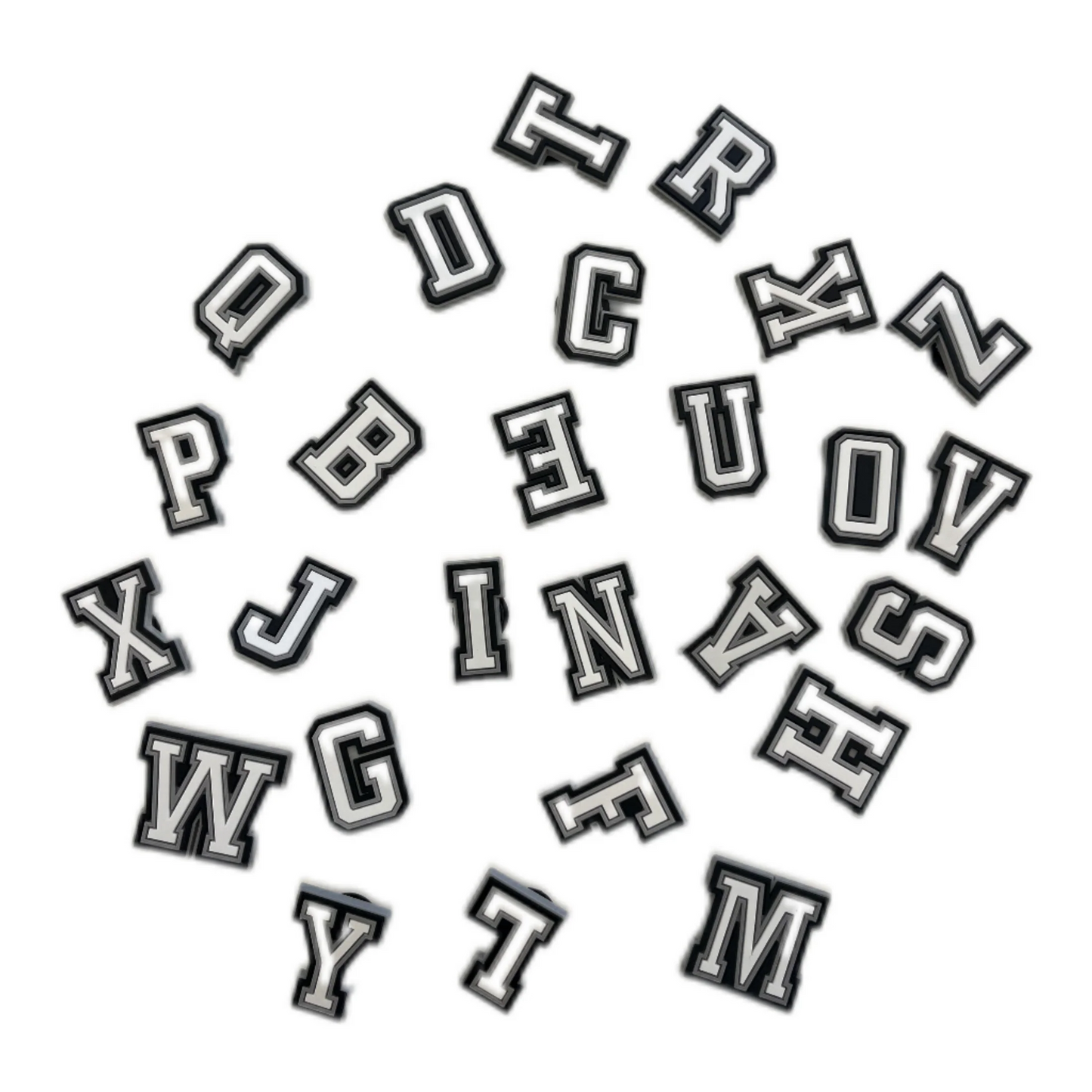 Lettre multiples grises