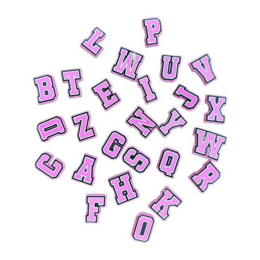 Lettres multiples roses