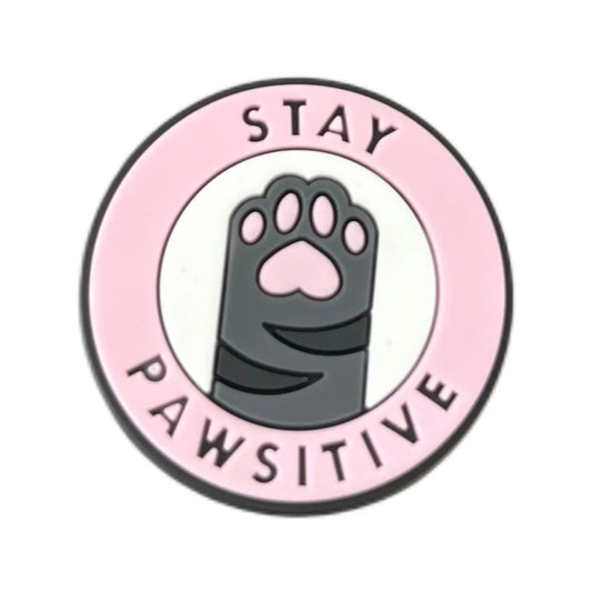 Stay pawsitive / patte chat